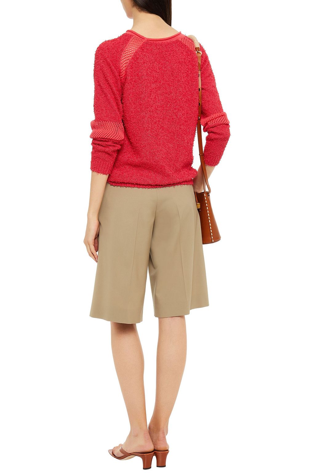 HOFMANN COPENHAGEN Nikky bouclé and open-knit sweater