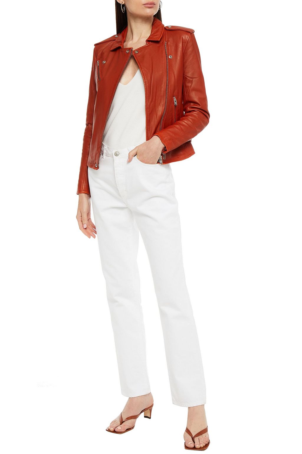 IRO Newhan leather biker jacket