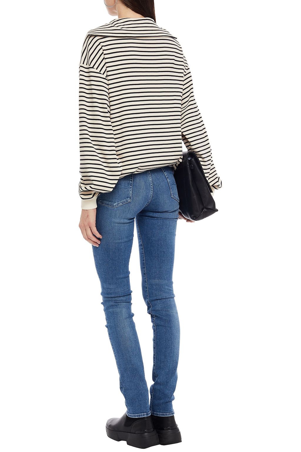7 FOR ALL MANKIND Mid-rise straight-leg jeans