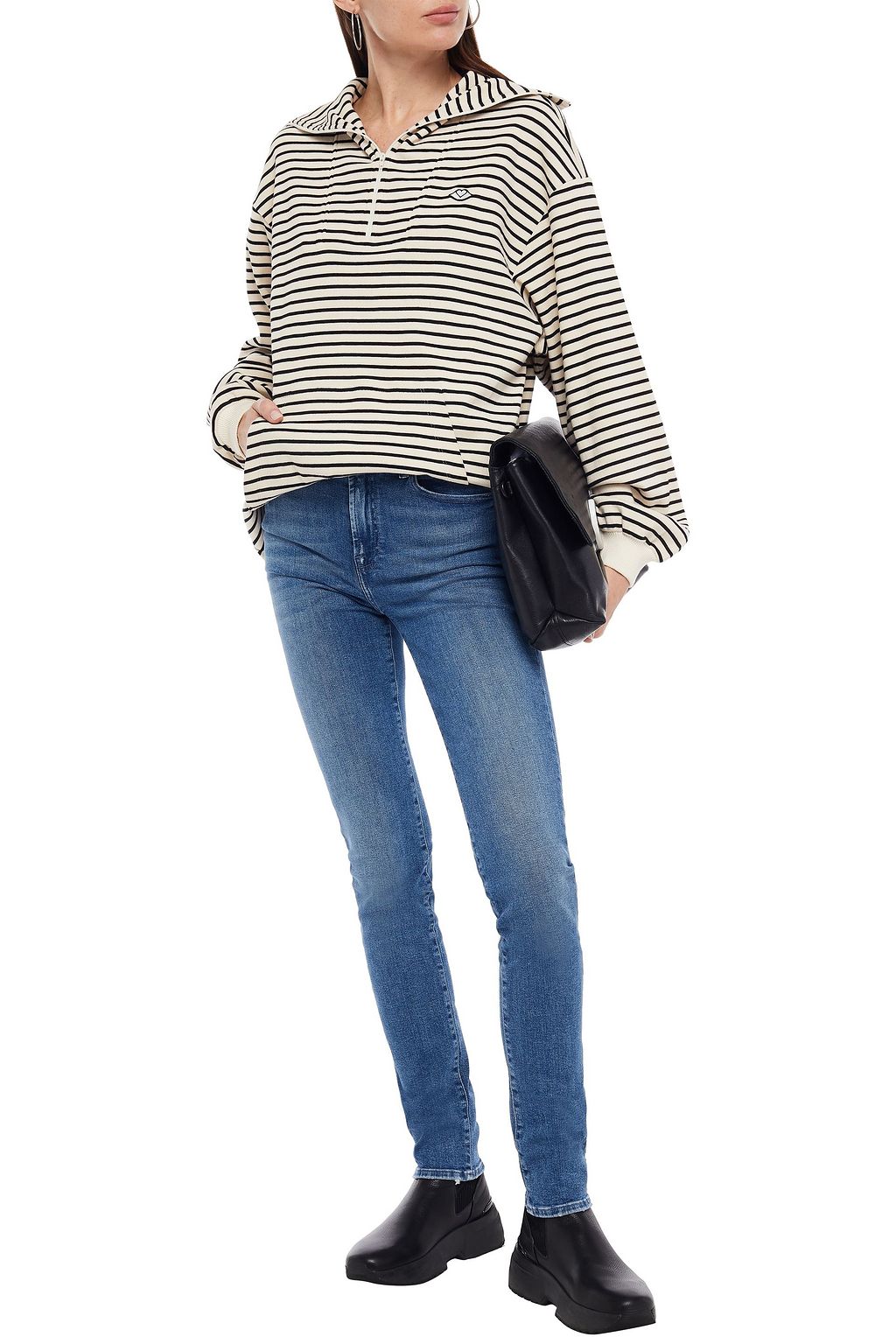 7 FOR ALL MANKIND Mid-rise straight-leg jeans