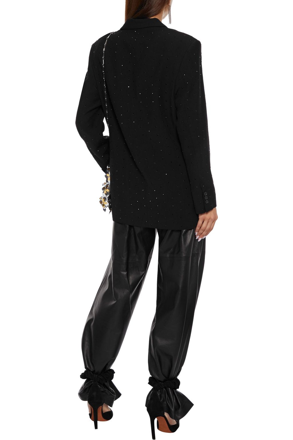 IRO Neill doppelreihiger Blazer aus Cady mit Kristallverzierung