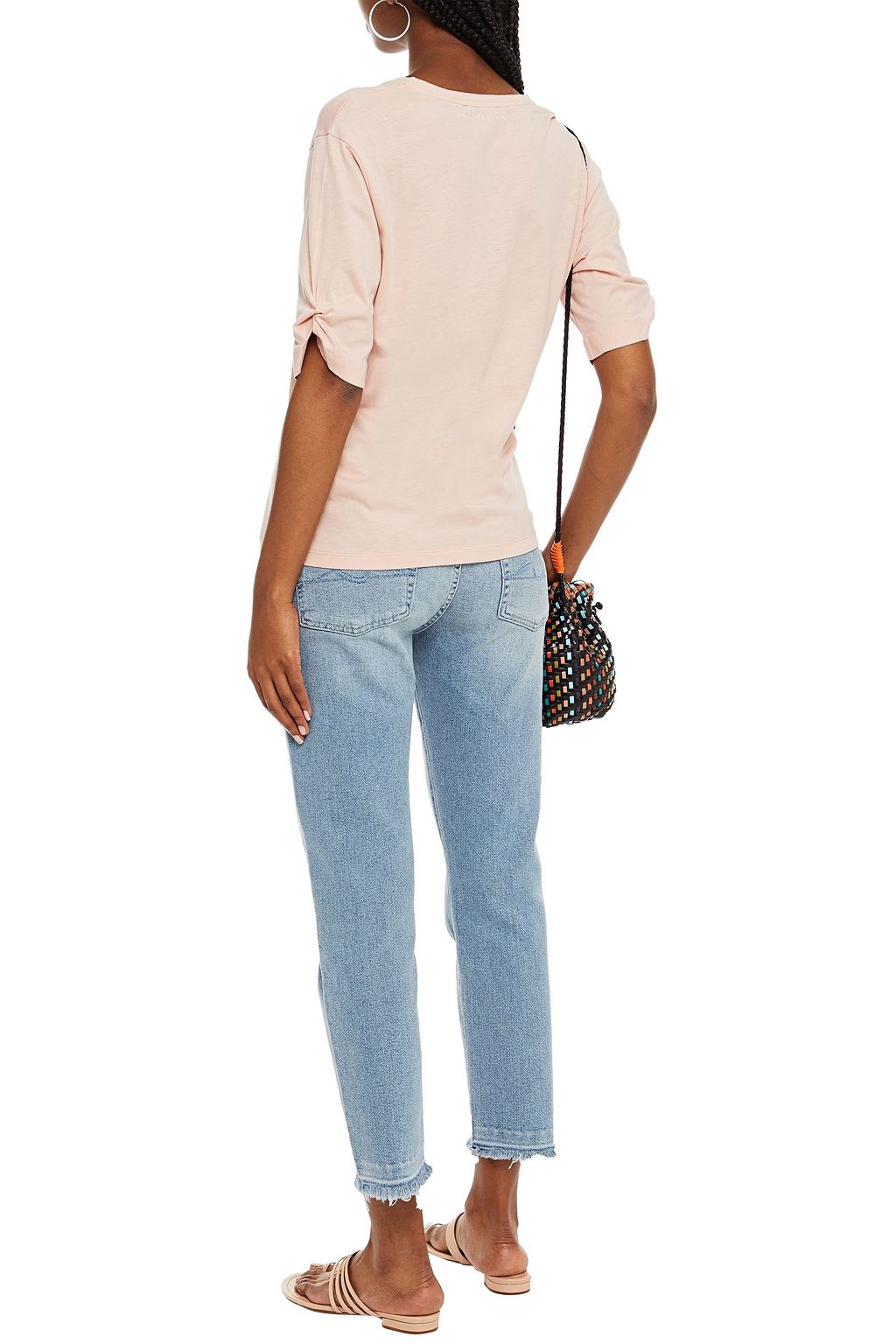 7 FOR ALL MANKIND Cotton and modal-blend jersey T-shirt