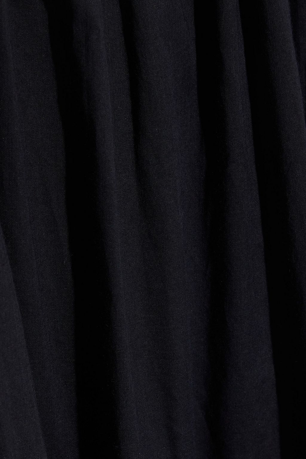 STELLA MCCARTNEY Iconic Chain gathered cotton-voile midi dress