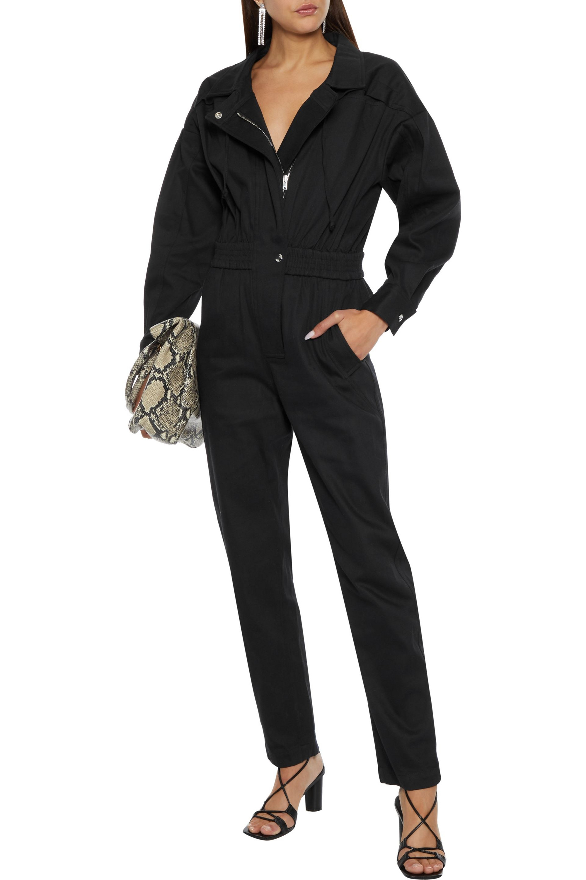 IRO Barka cotton and wool-blend twill jumpsuit