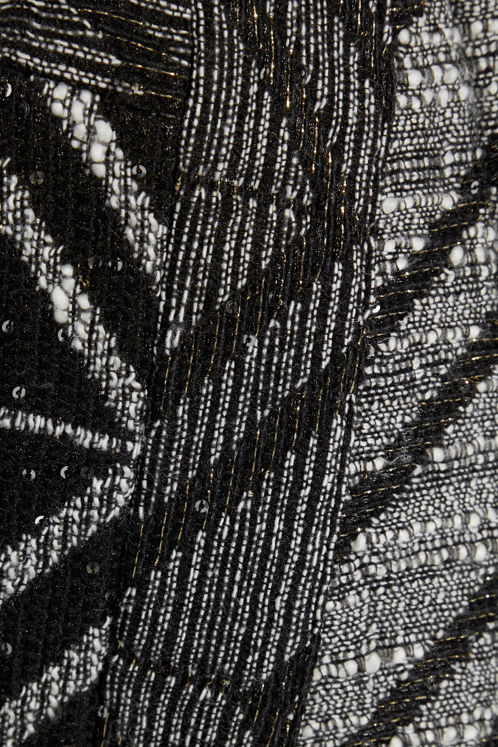 IRO Blinder sequin-embellished metallic bouclé-tweed bomber jacket