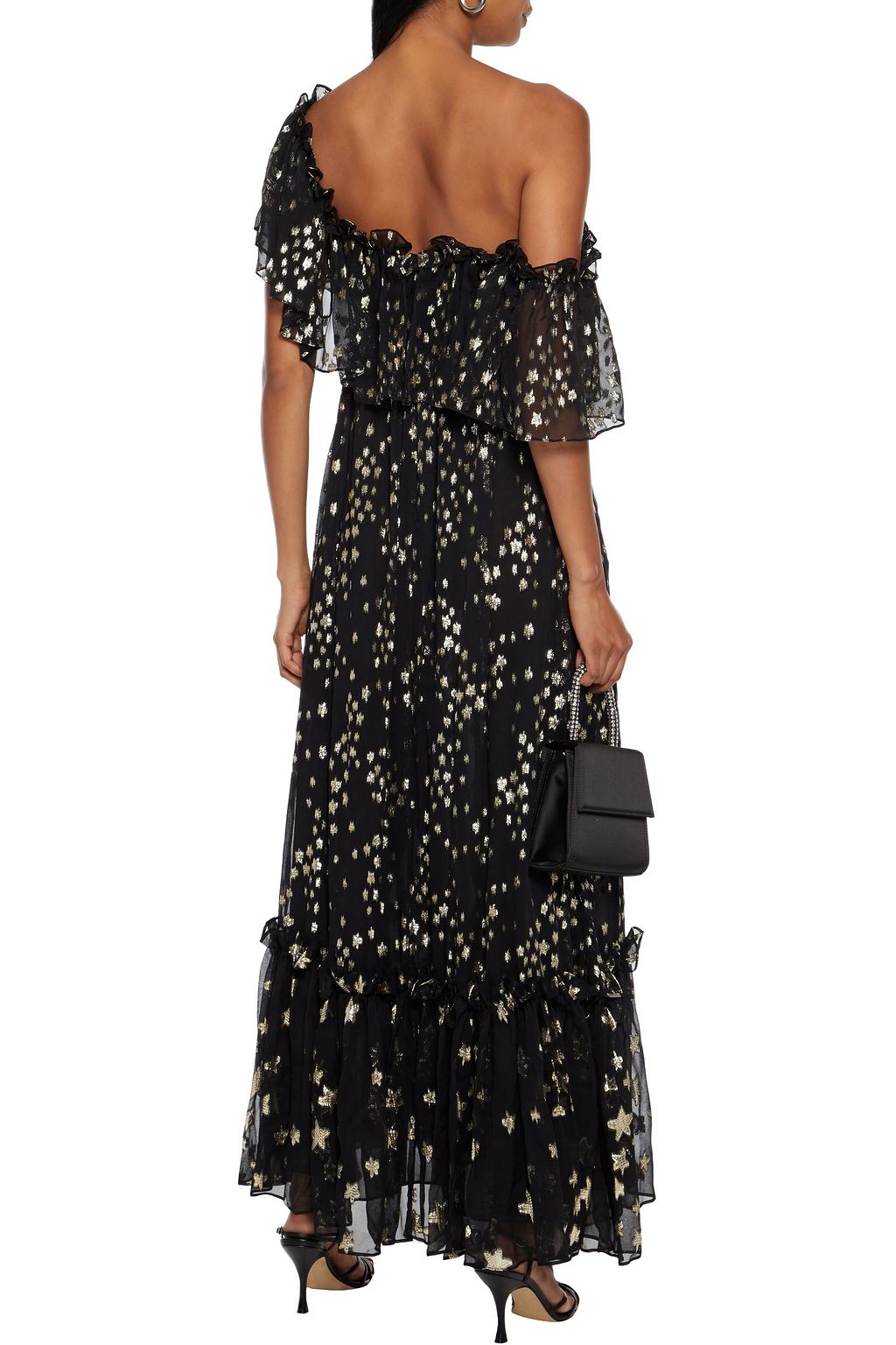gianni bini ruffle dress