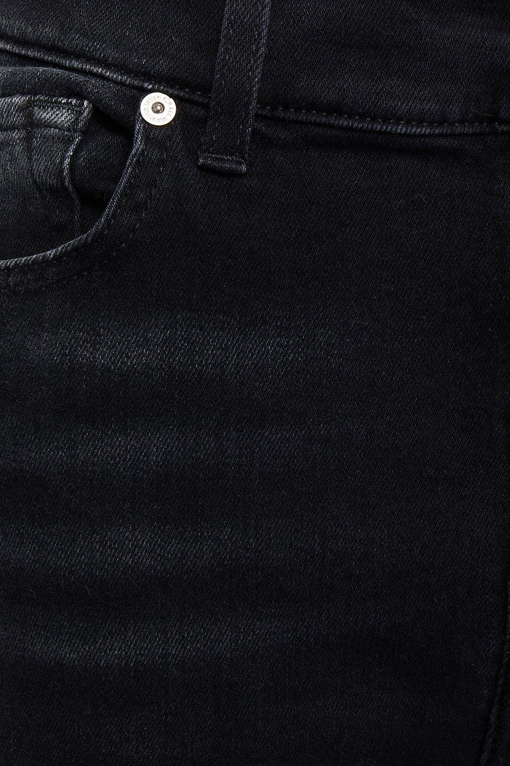 7 FOR ALL MANKIND Cropped high-rise straight-leg jeans