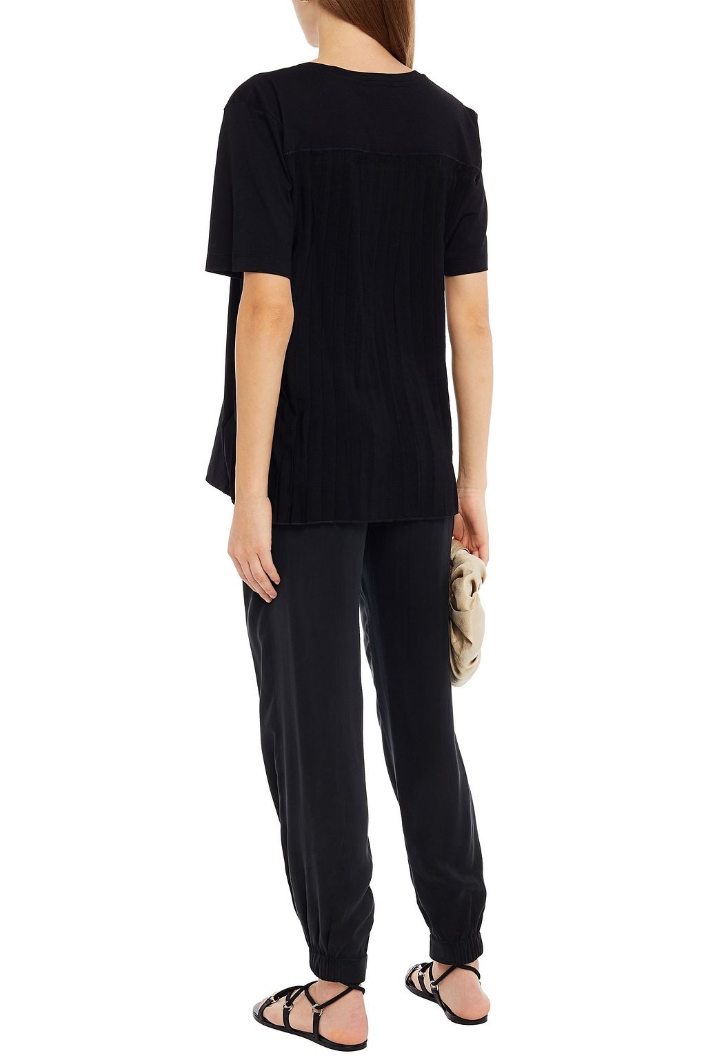 7 FOR ALL MANKIND Cotton and modal-blend jersey T-shirt