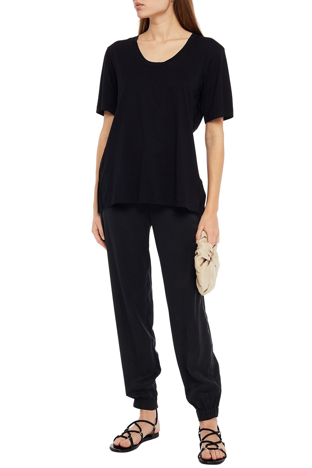 7 FOR ALL MANKIND Cotton and modal-blend jersey T-shirt