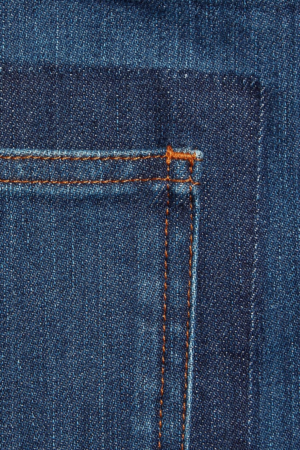 VALENTINO GARAVANI Two-tone denim culottes