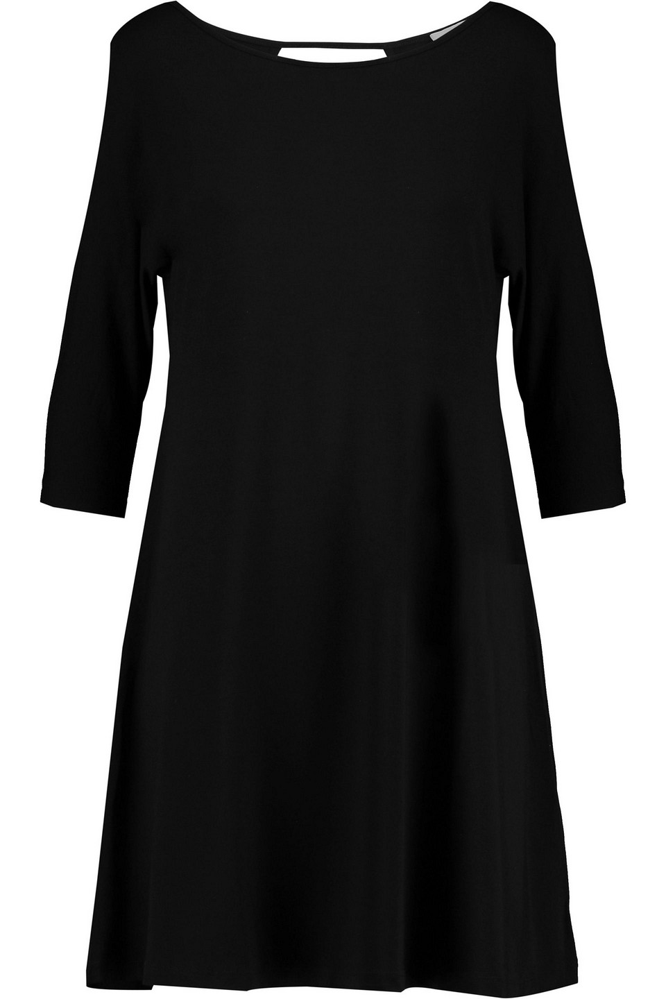tart collections - nava cold-shoulder stretch-modal jersey dress - black - s