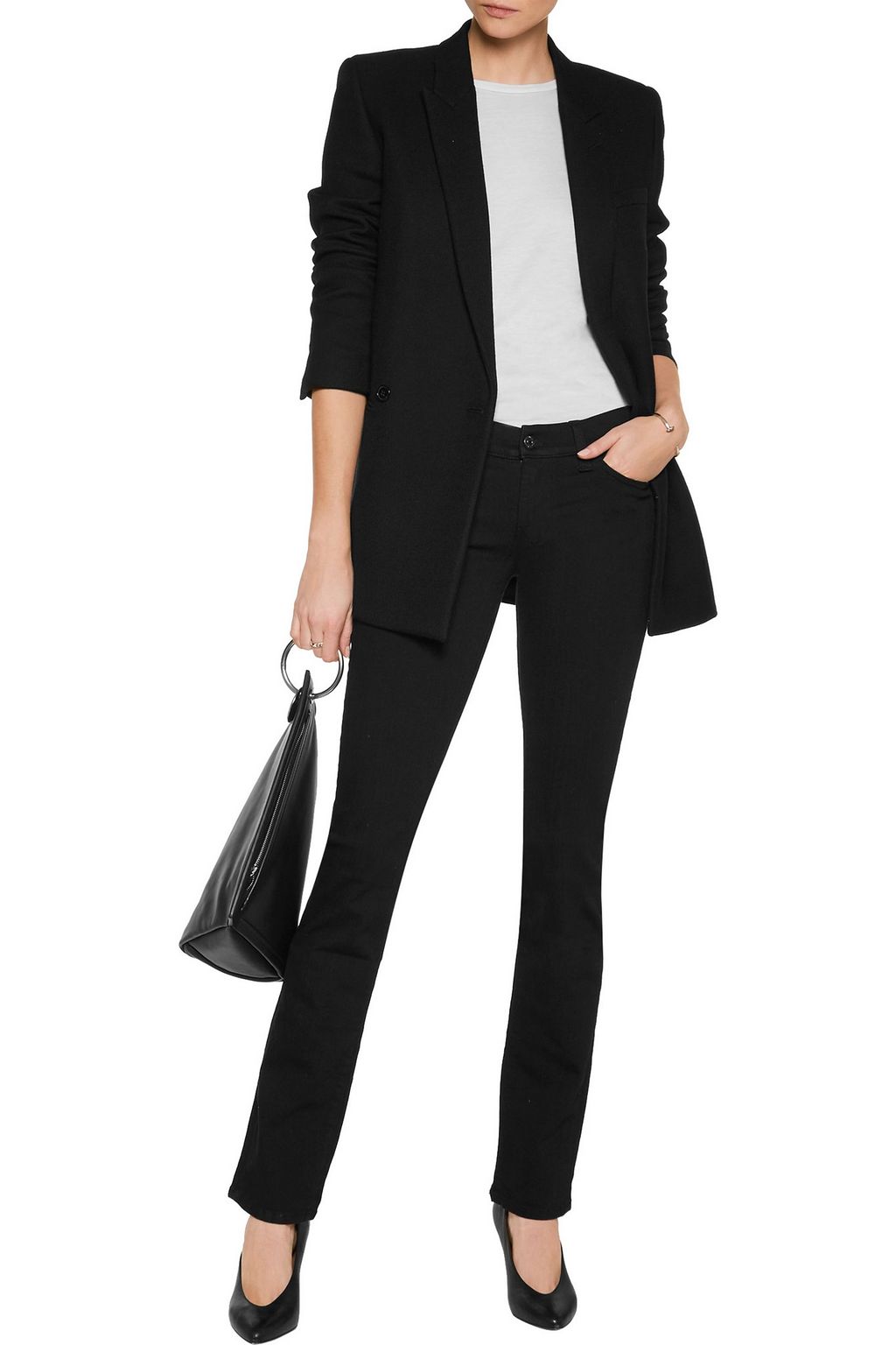 7 FOR ALL MANKIND The Straight low-rise straight-leg jeans