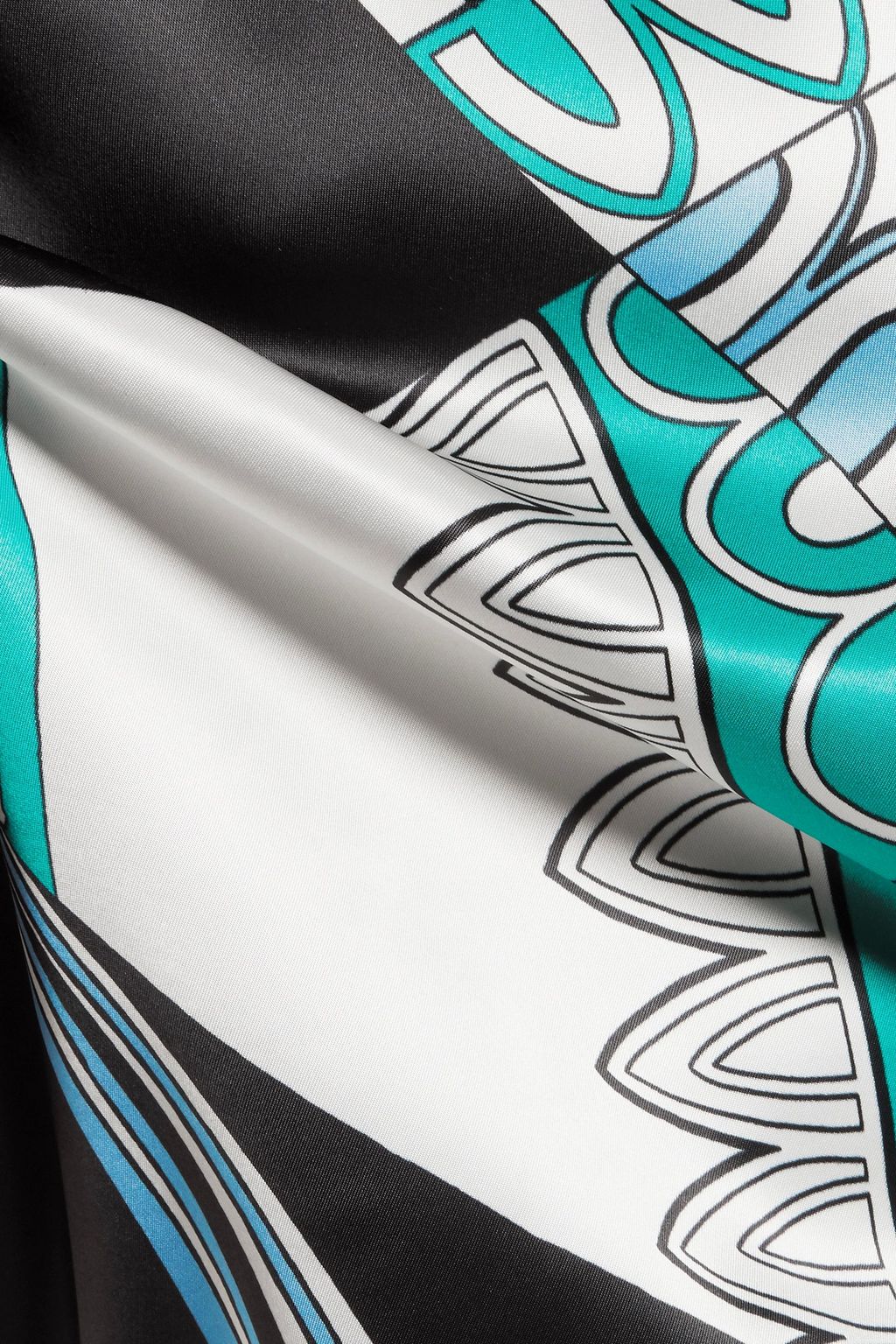 MSGM Printed satin top