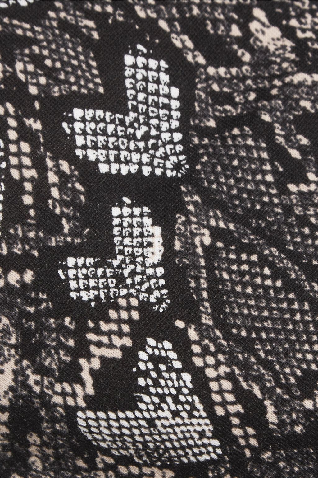 MARKUS LUPFER Snake-print cotton sweater