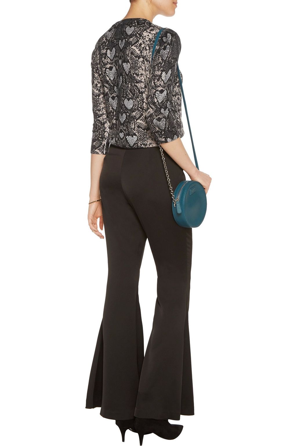 MARKUS LUPFER Snake-print cotton sweater