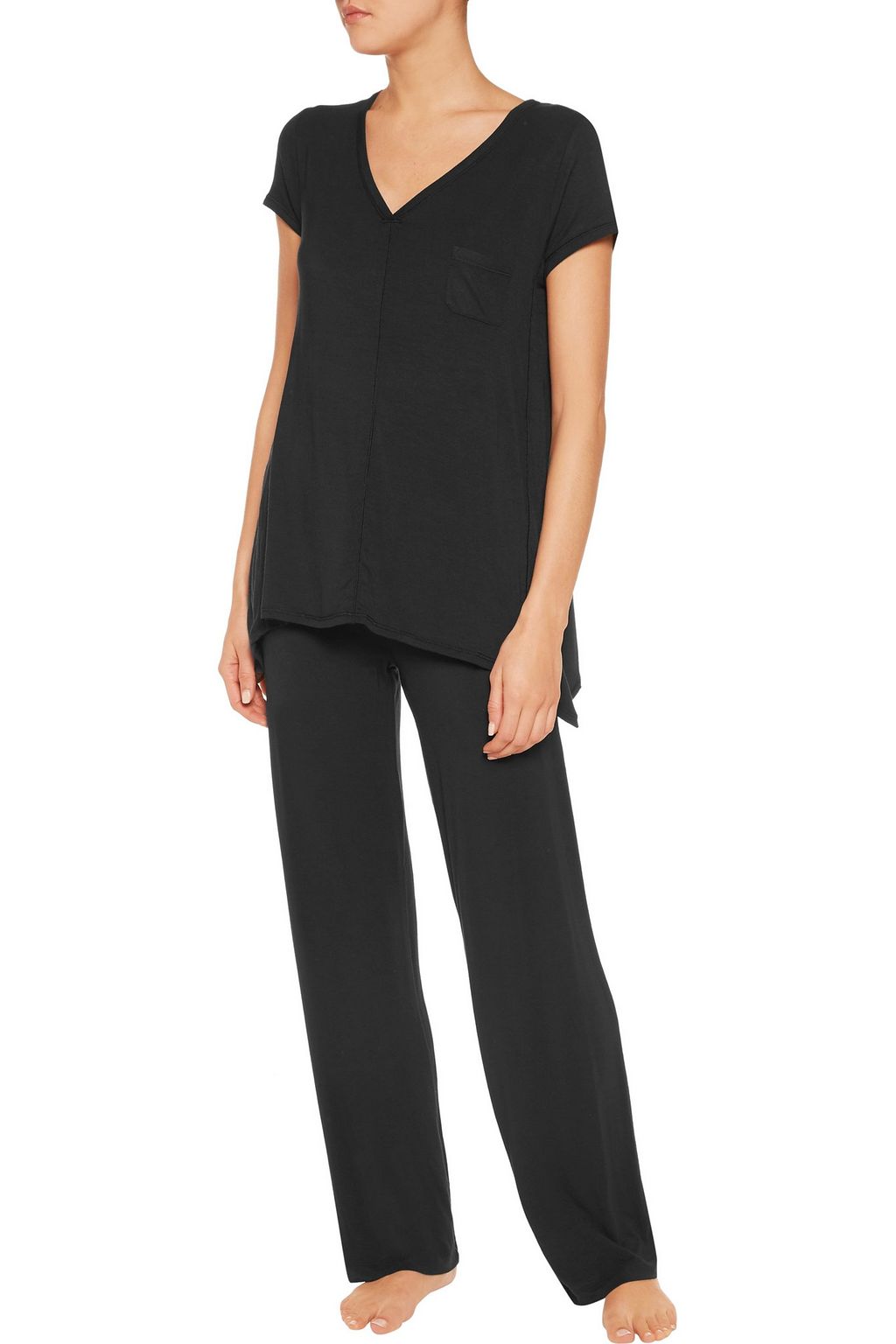 DKNY Stretch-modal jersey pajama pants