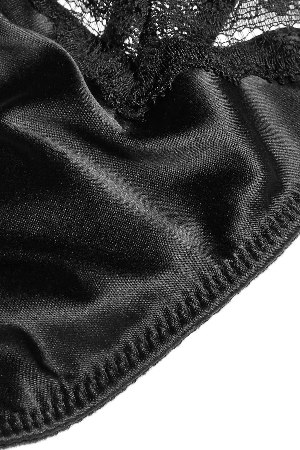 HEIDI KLUM INTIMATES Amber Shimmer low-rise metallic-trimmed lace and satin thong