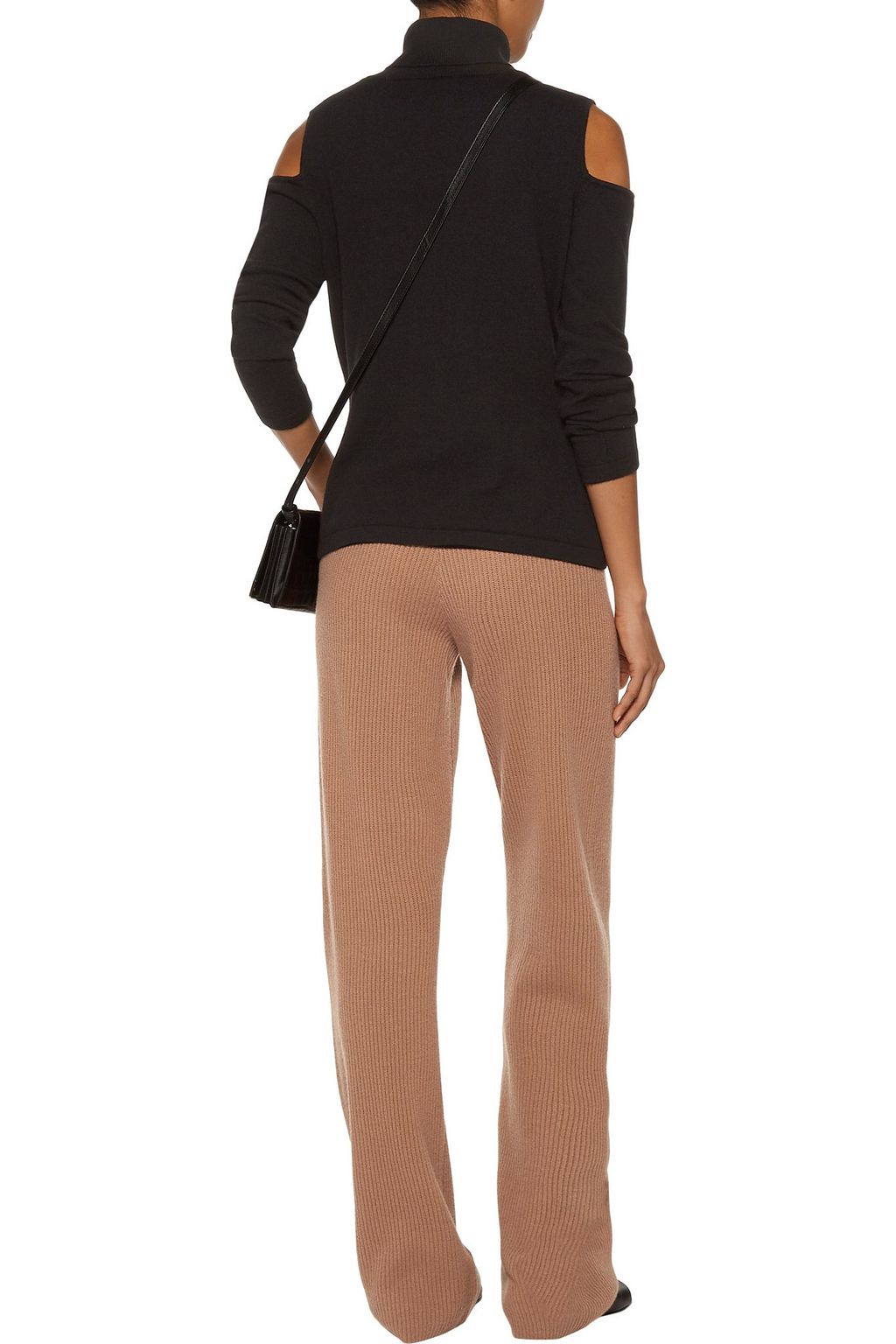 A.L.C. Stewart ribbed-knit merino wool and cashmere-blend track pants
