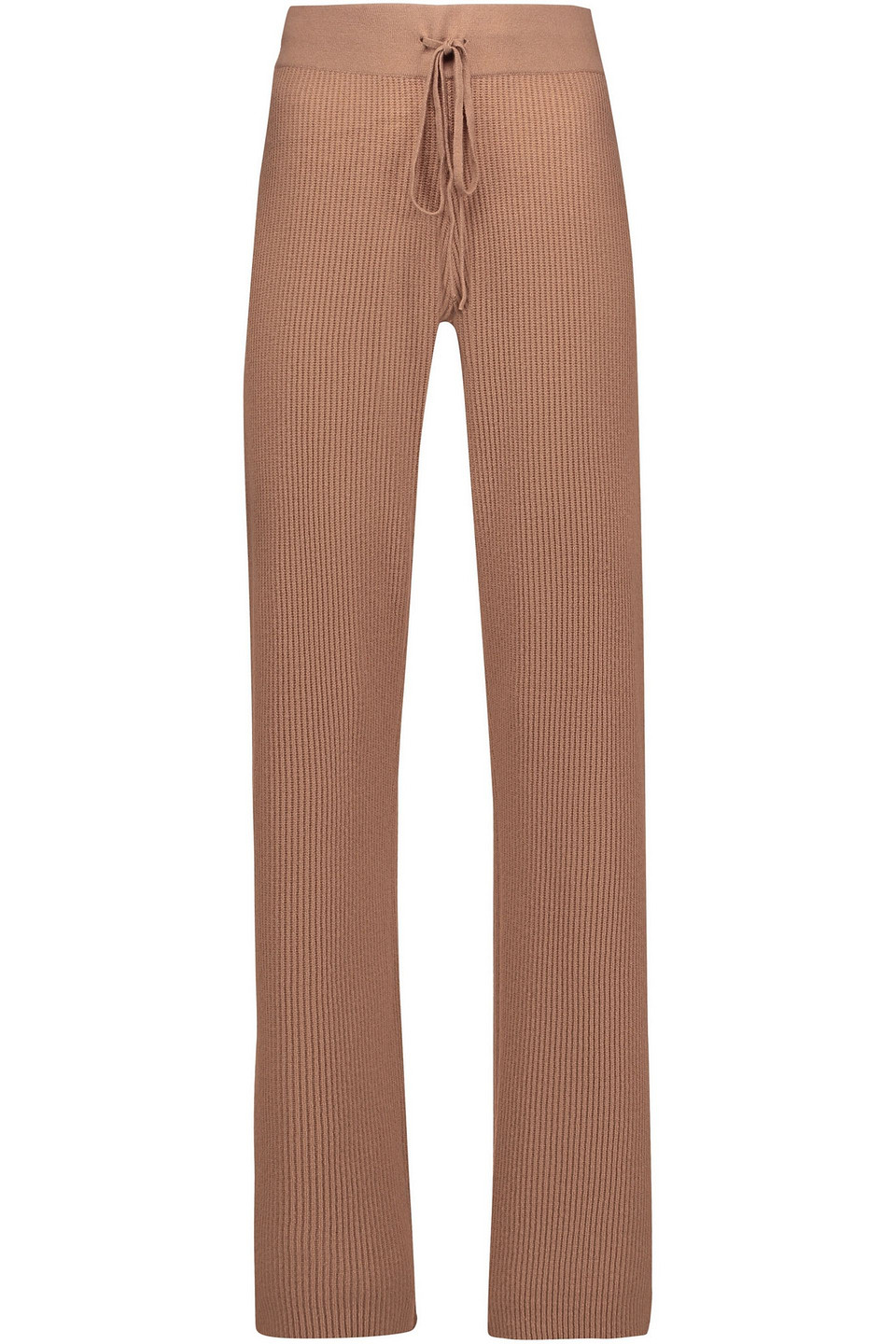 Stewart ribbed-knit merino wool and cashmere-blend track pants