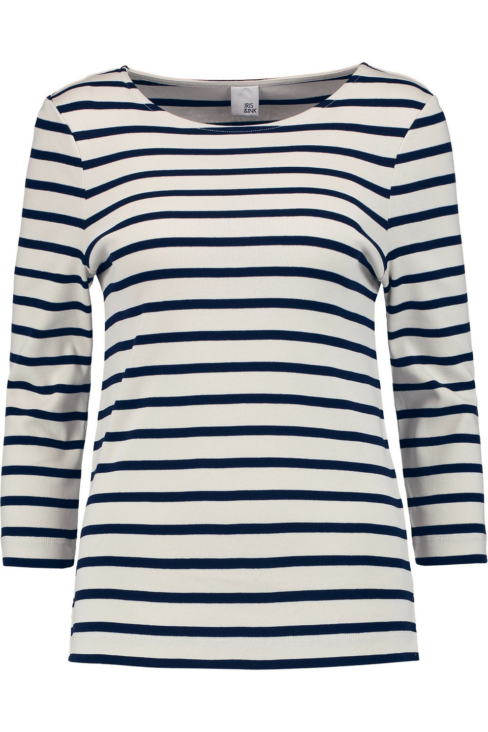Madeline Breton striped cotton top