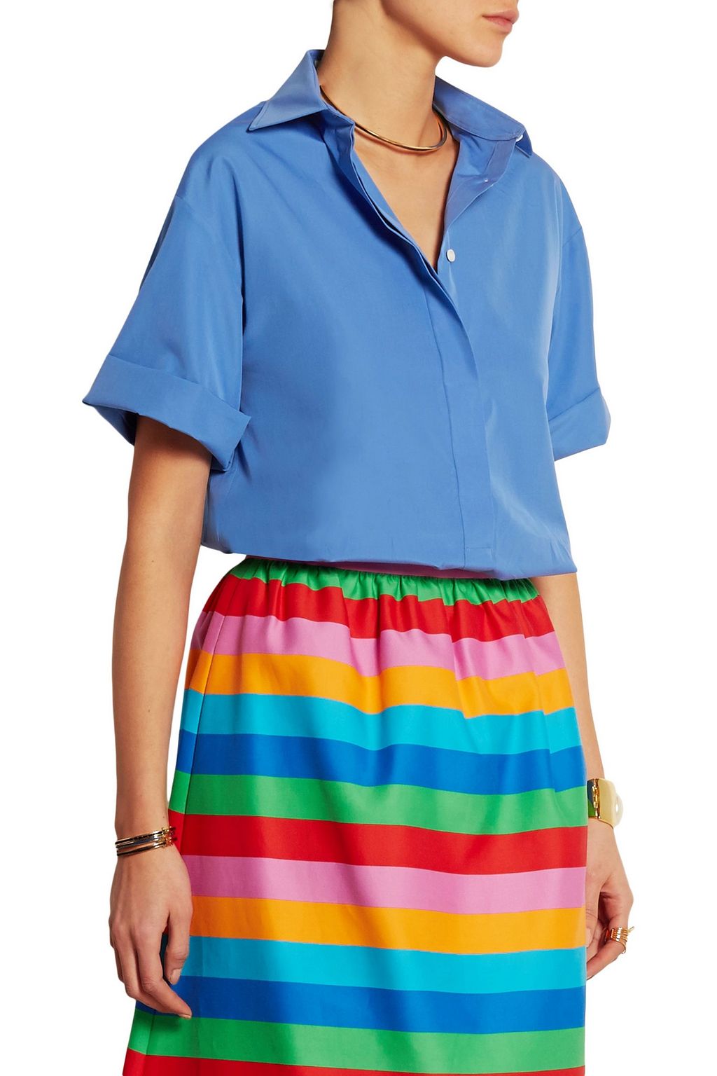 VALENTINO GARAVANI Cotton-poplin shirt