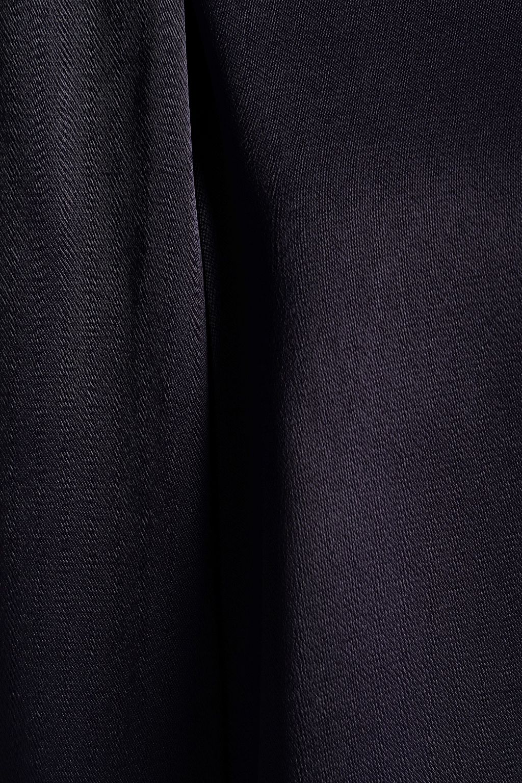 HOUSE OF DAGMAR Draped satin-crepe blouse