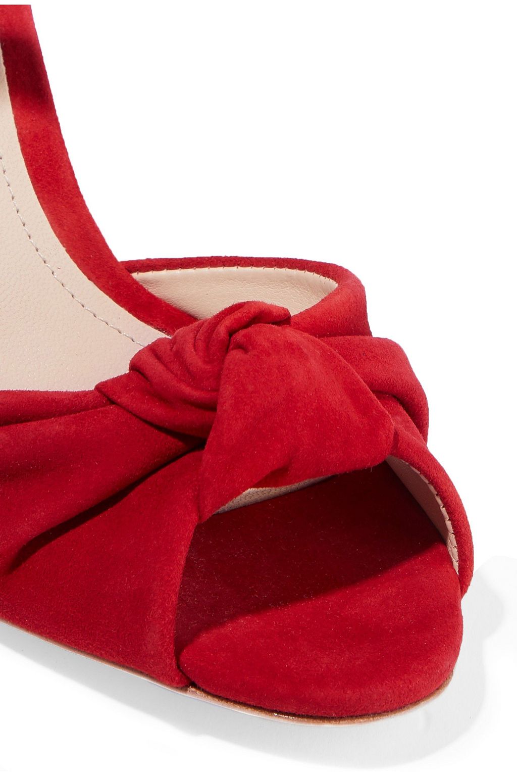 SCHUTZ Lia knotted suede sandals