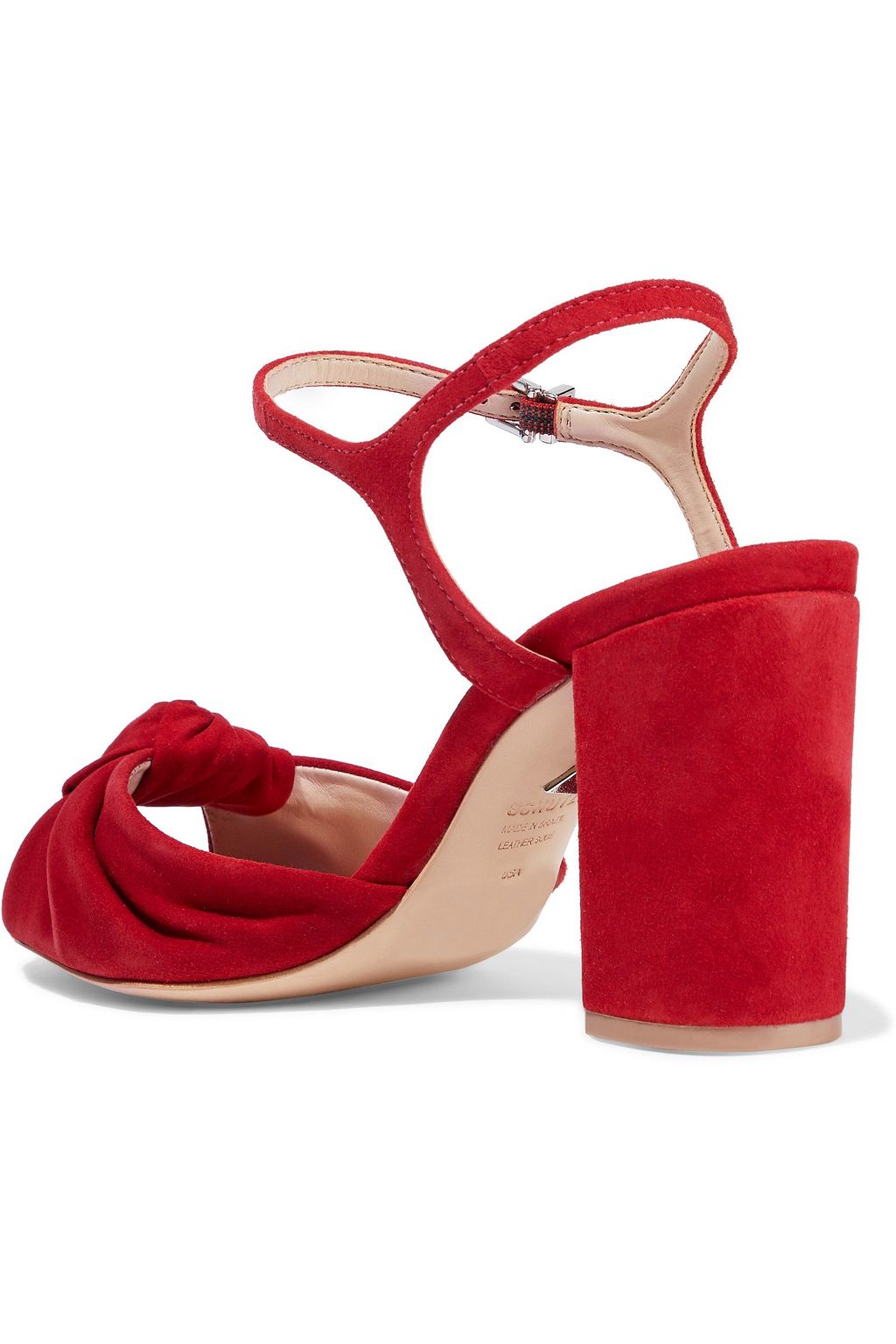 SCHUTZ Lia knotted suede sandals