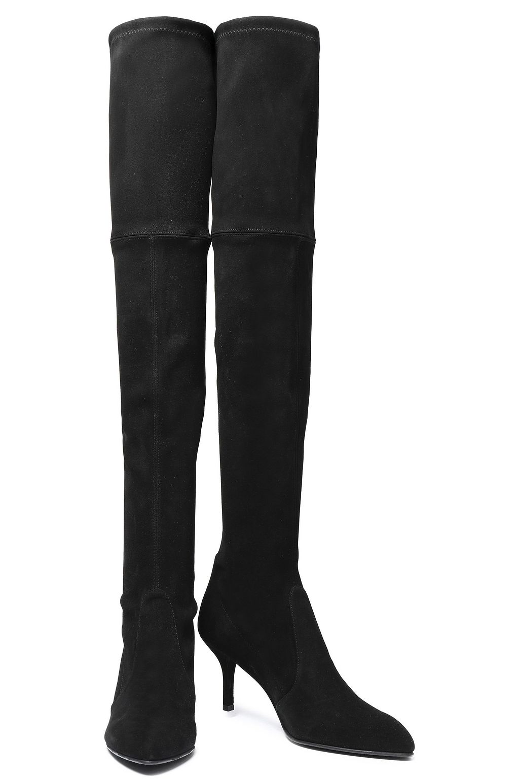 STUART WEITZMAN Stretch-suede over-the-knee boots