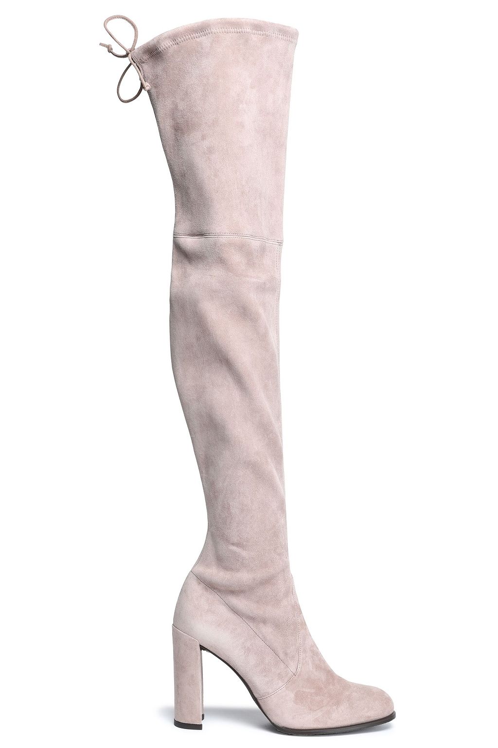 light beige over the knee boots