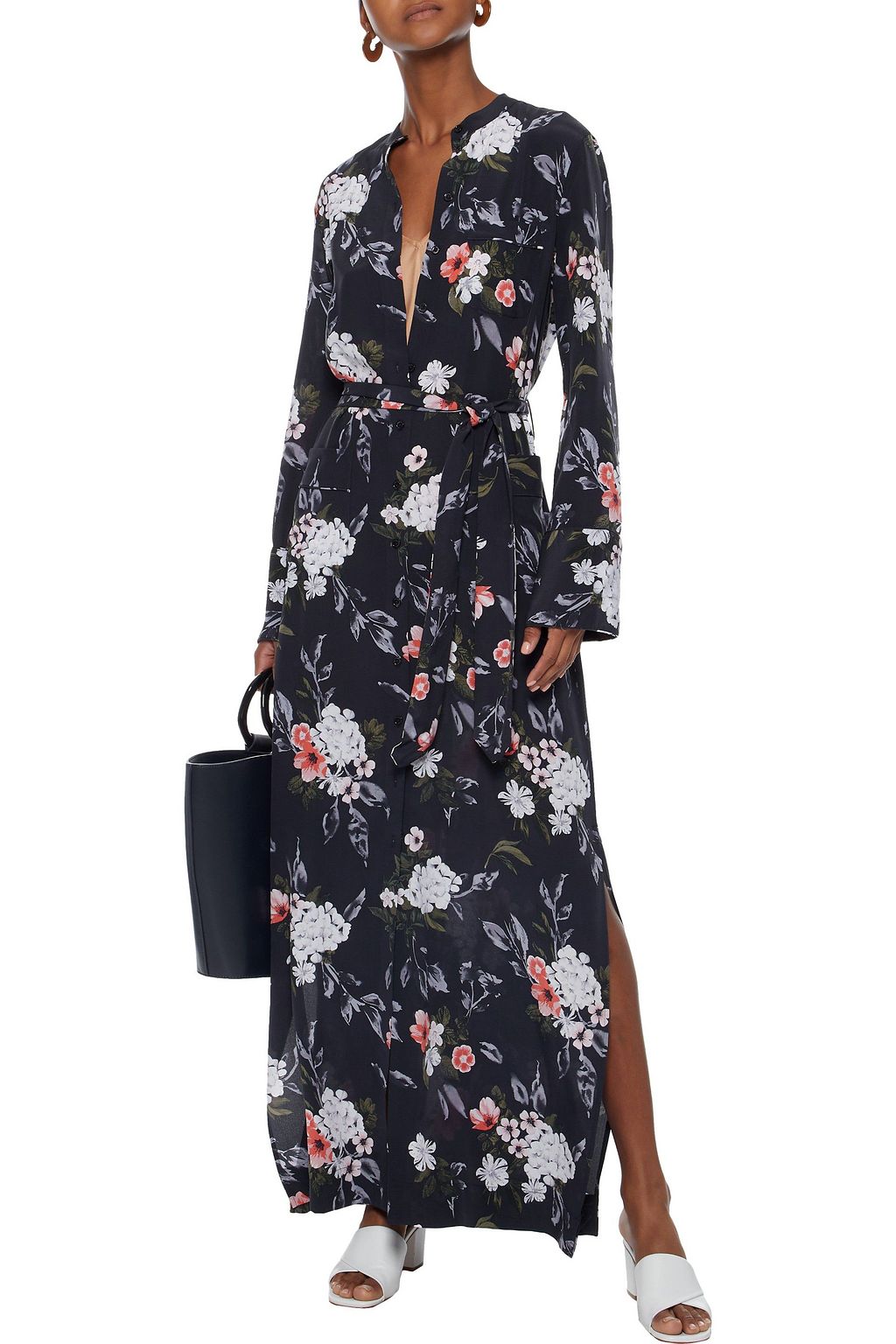EQUIPMENT Britten floral-print washed-silk maxi dress