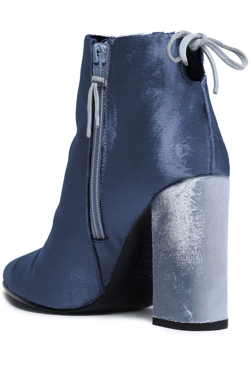STUART WEITZMAN Bow-detailed velvet ankle boots