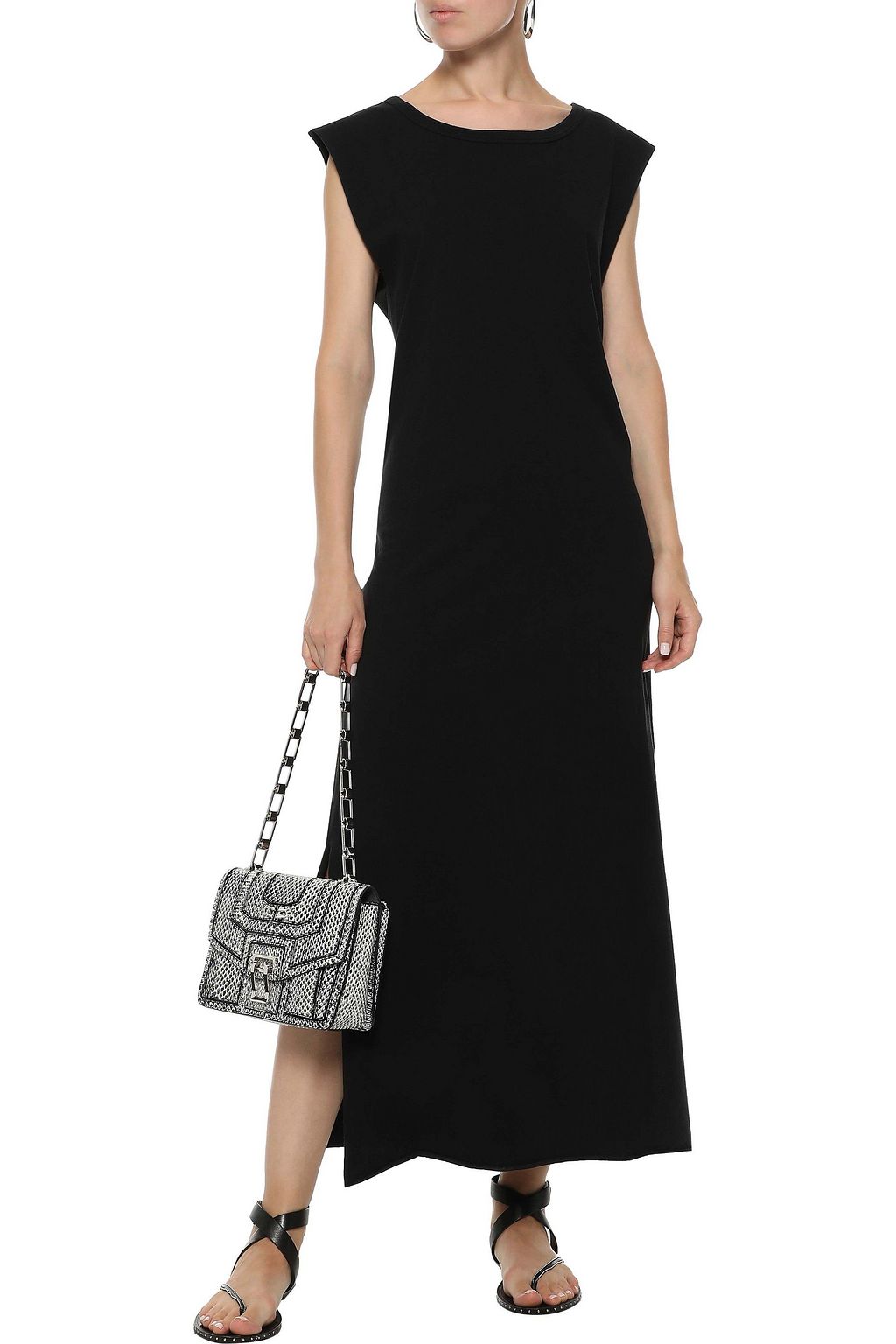 CURRENT/ELLIOTT The Delphi cotton-jersey maxi dress