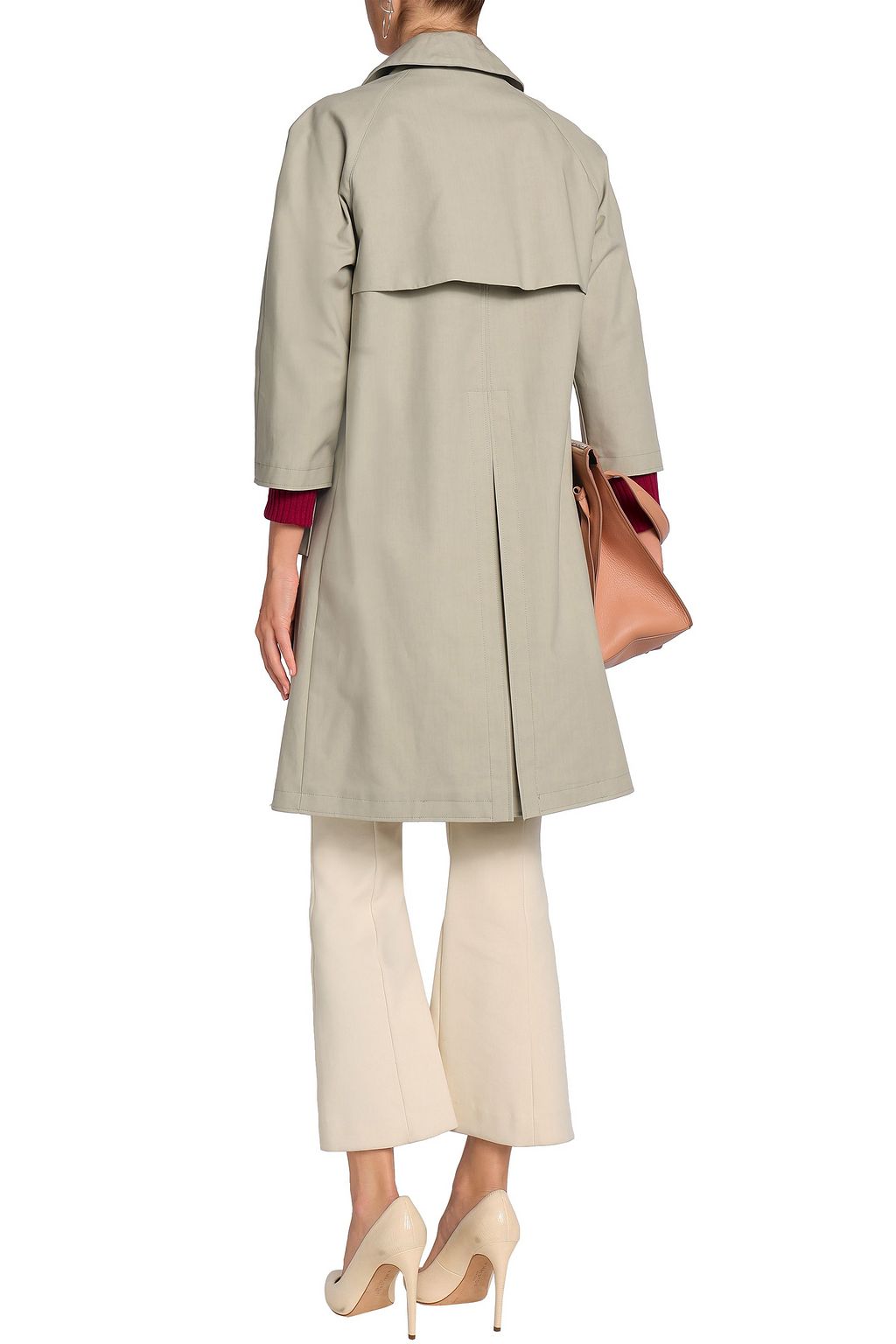 MARNI Double-breasted cotton-blend trench coat