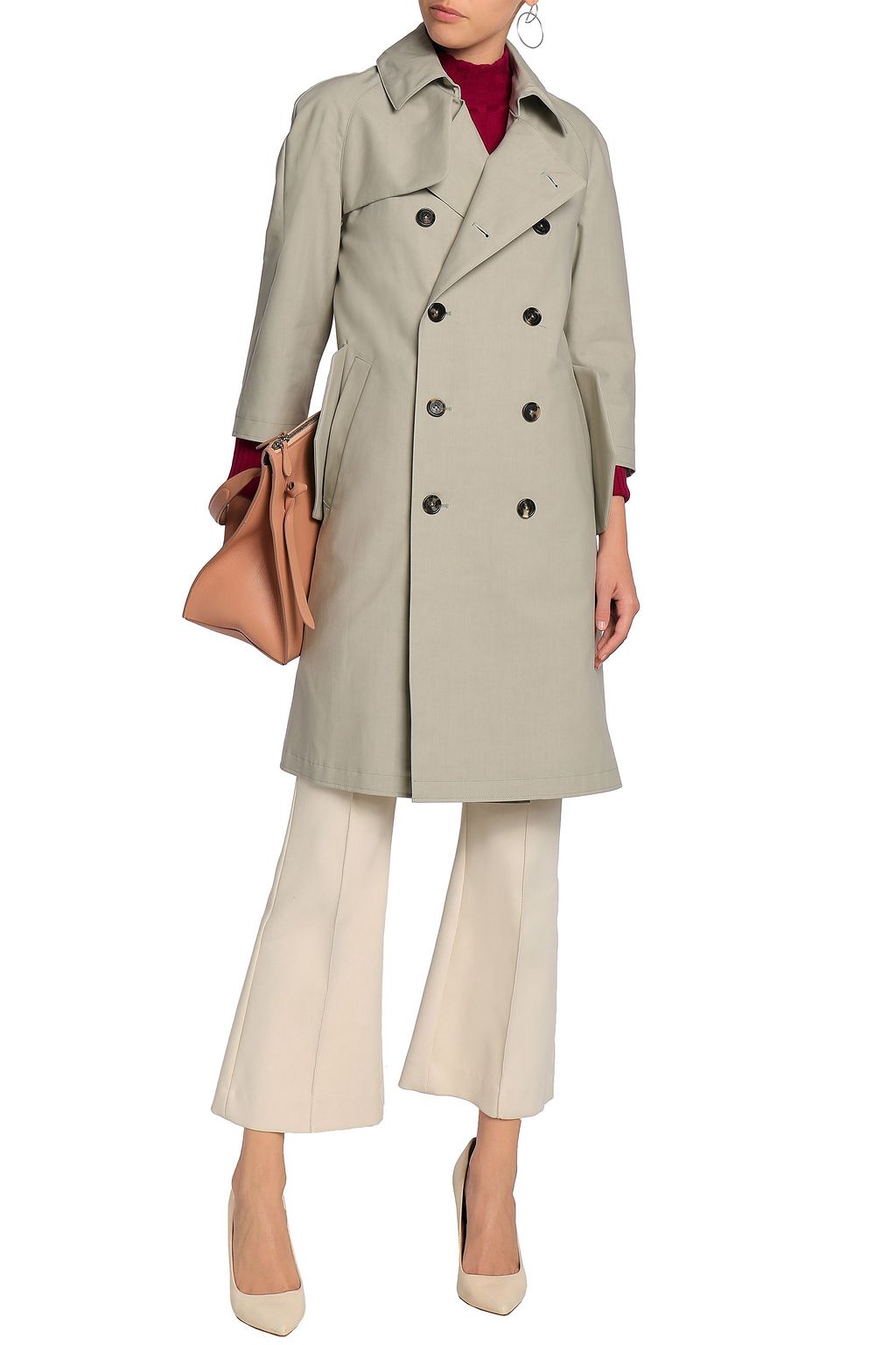 MARNI Double-breasted cotton-blend trench coat
