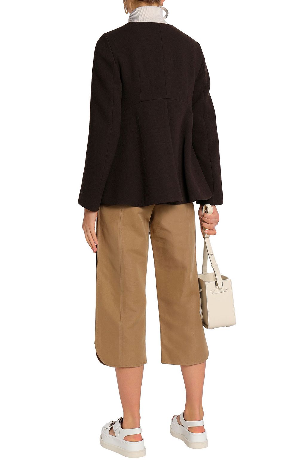 MARNI Wool and cotton-blend jacket