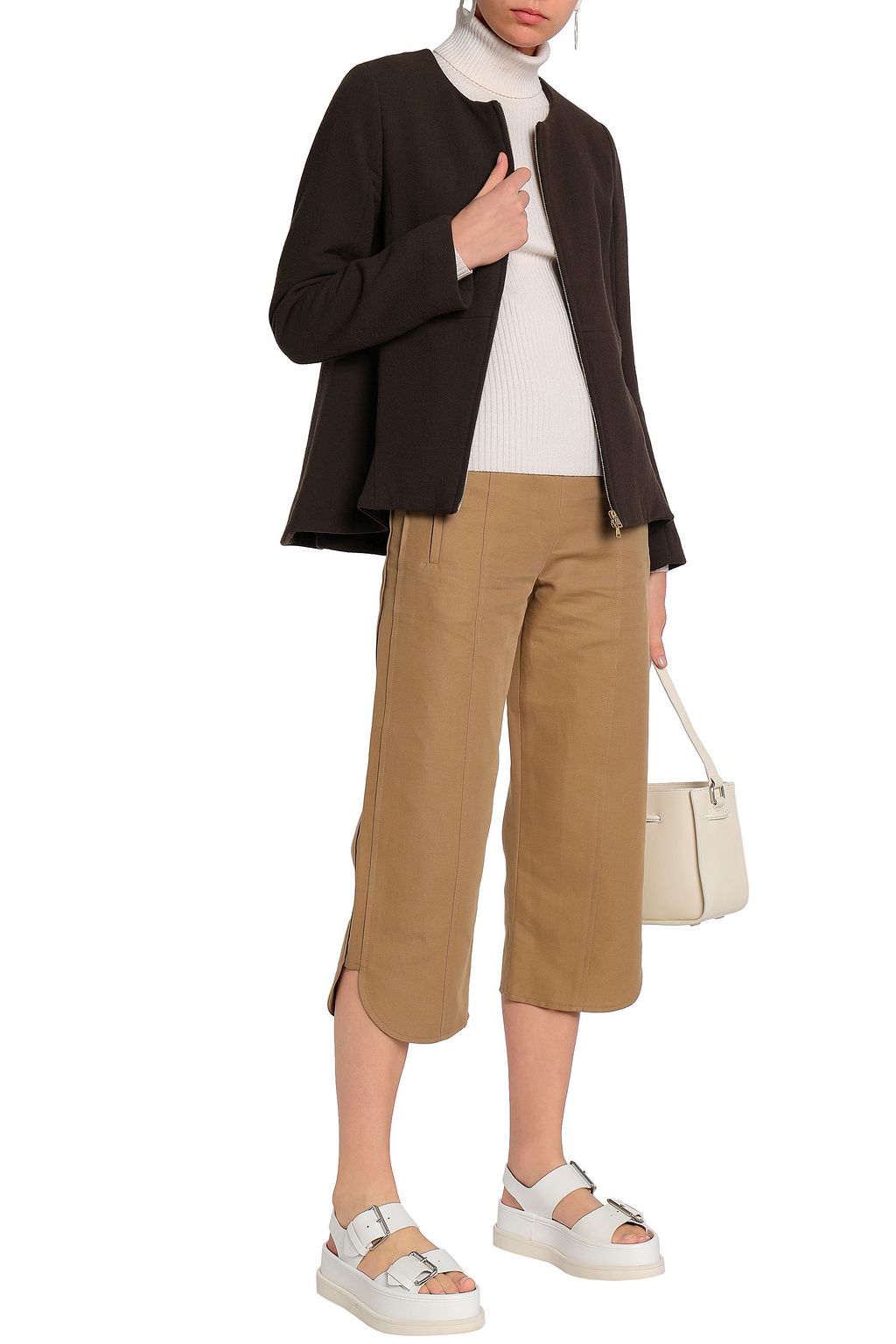 MARNI Wool and cotton-blend jacket
