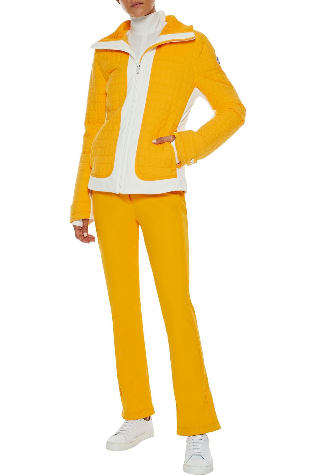 FUSALP Lindsey quilted two-tone shell down jacket