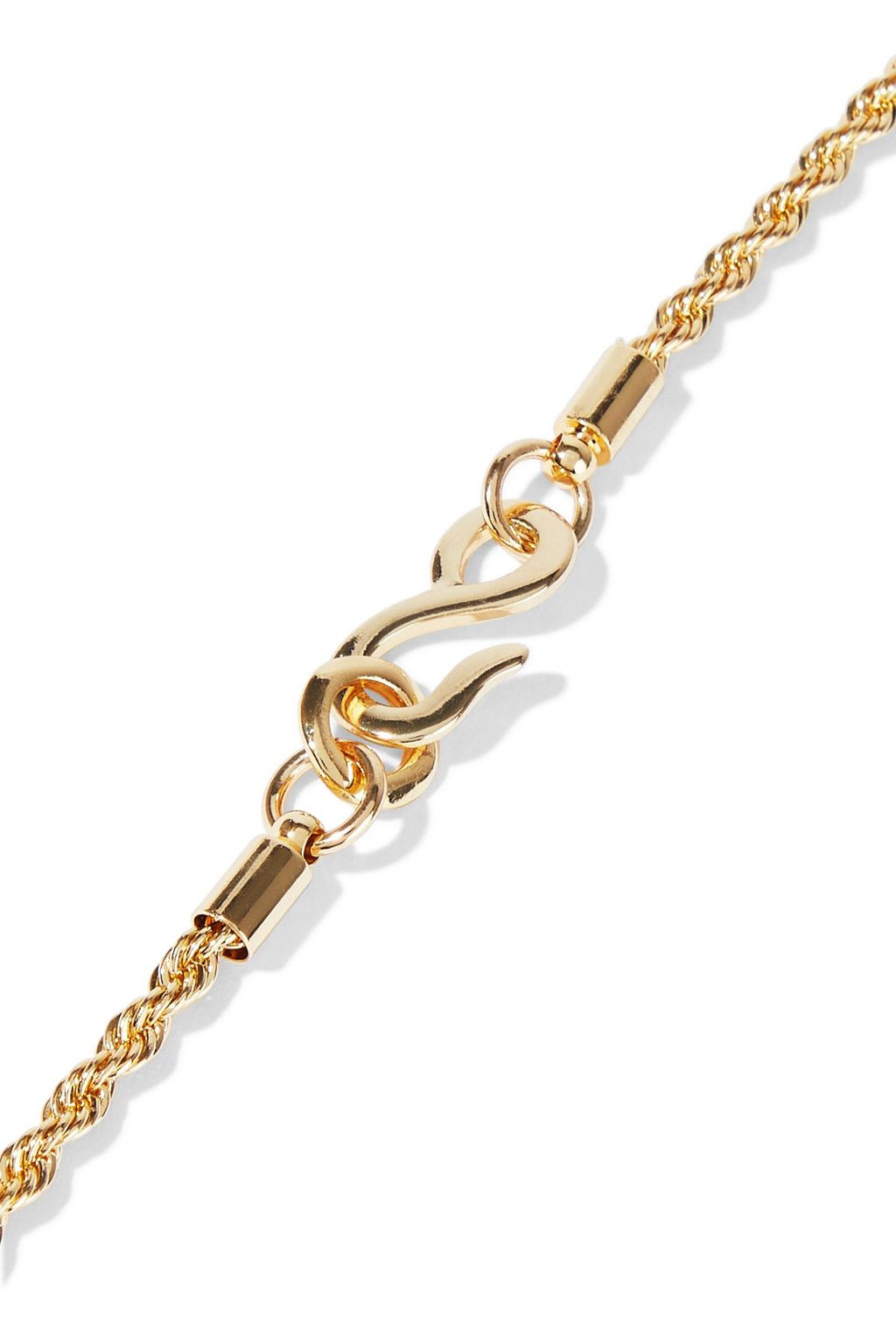 KENNETH JAY LANE Gold-tone, crystal and faux pearl necklace