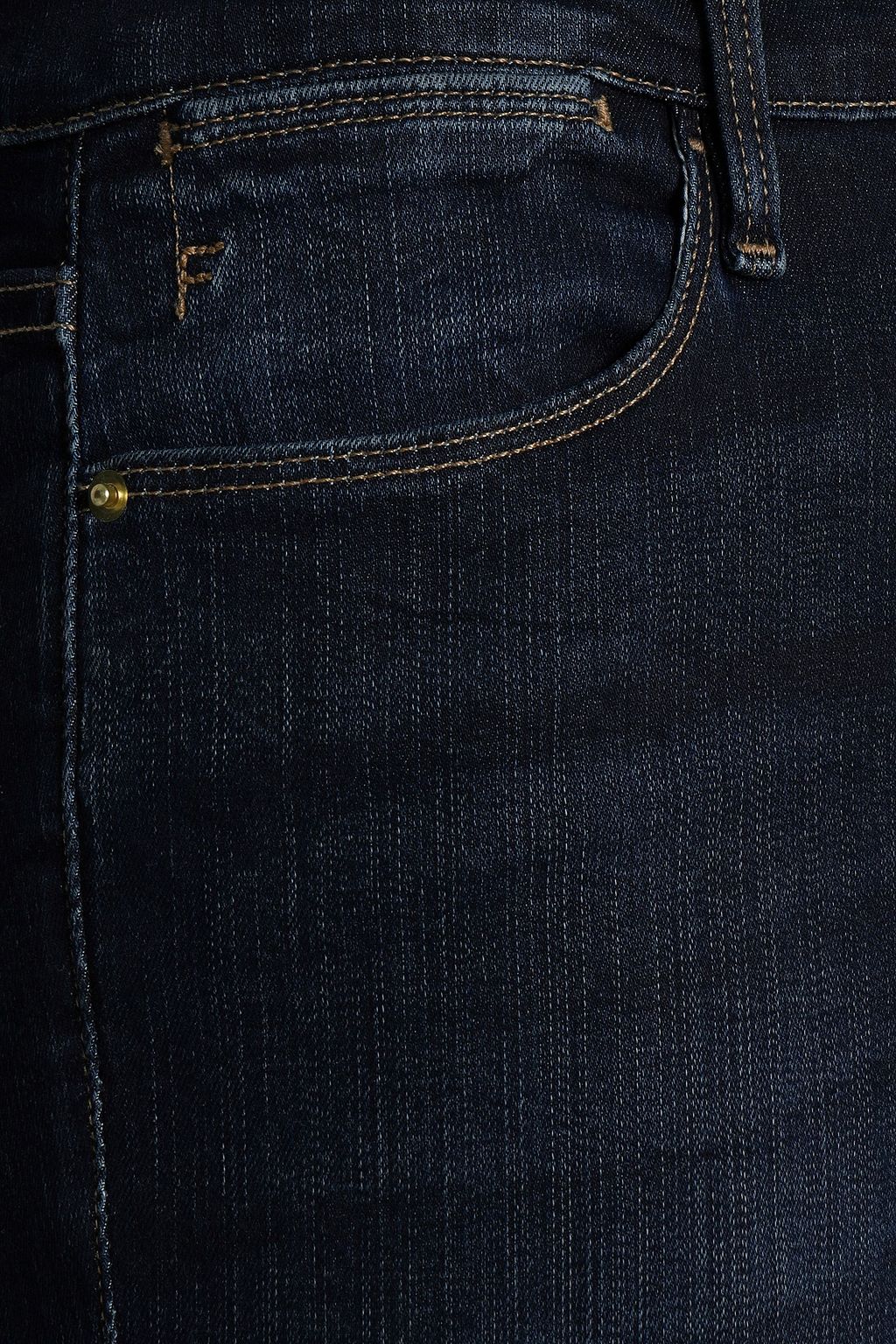 FRAME Cropped high-rise skinny jeans