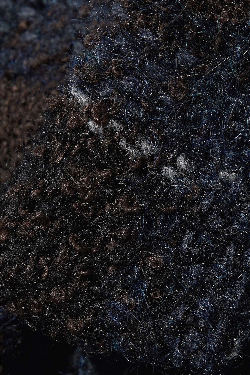 IRIS & INK Meg checked bouclé-tweed coat