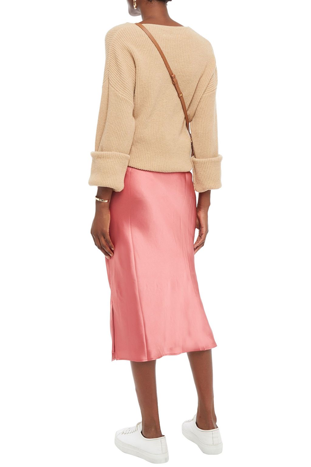 CAMI NYC The Jessica silk-charmeuse midi skirt
