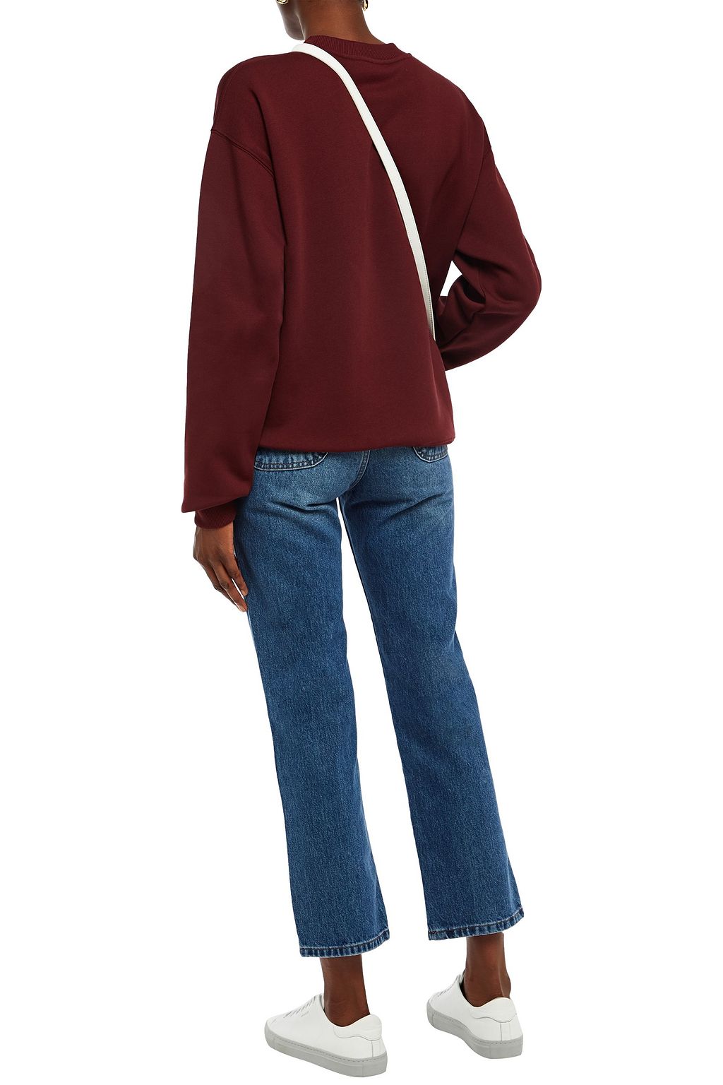 VICTORIA, VICTORIA BECKHAM Faded high-rise straight-leg jeans