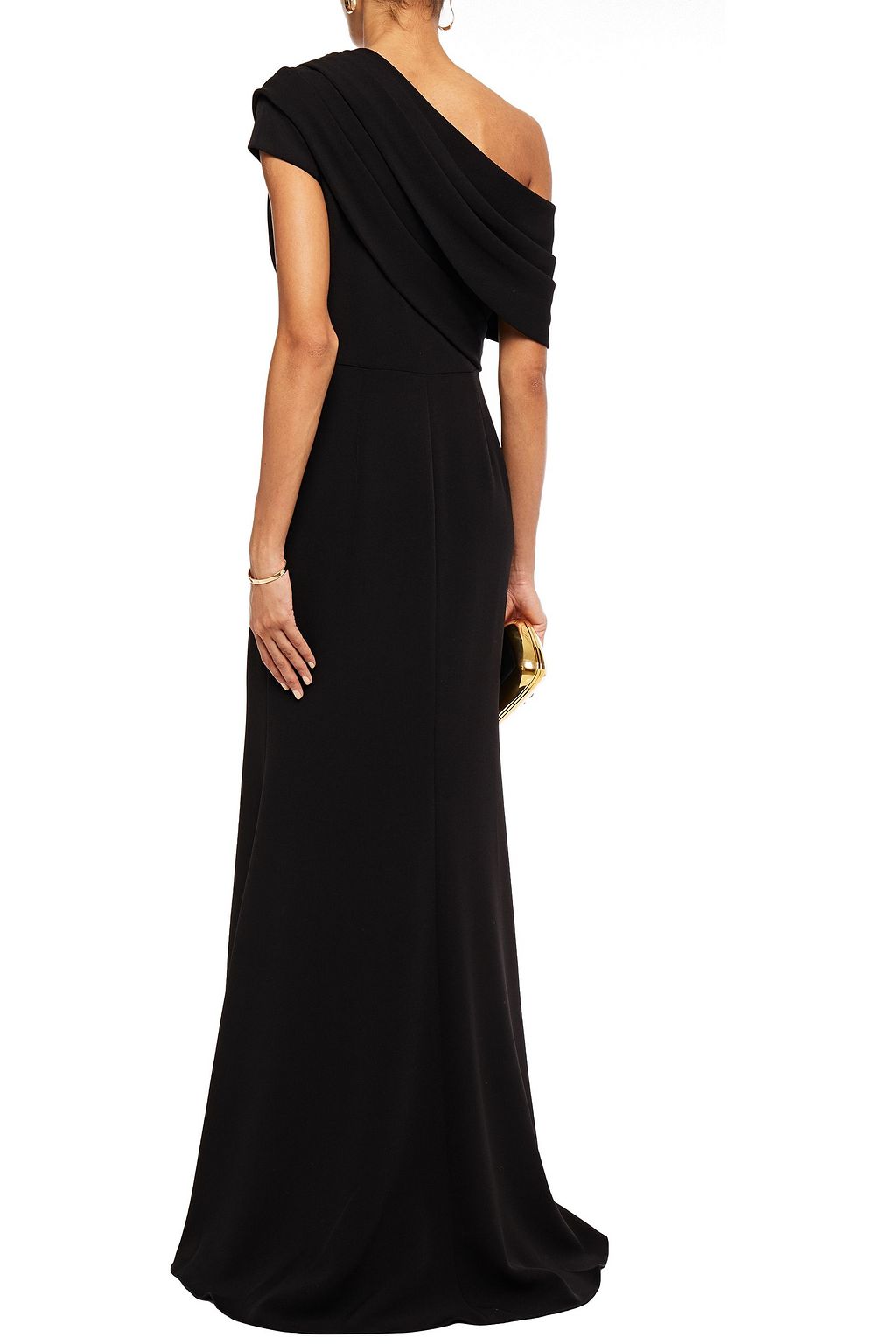single shoulder gown