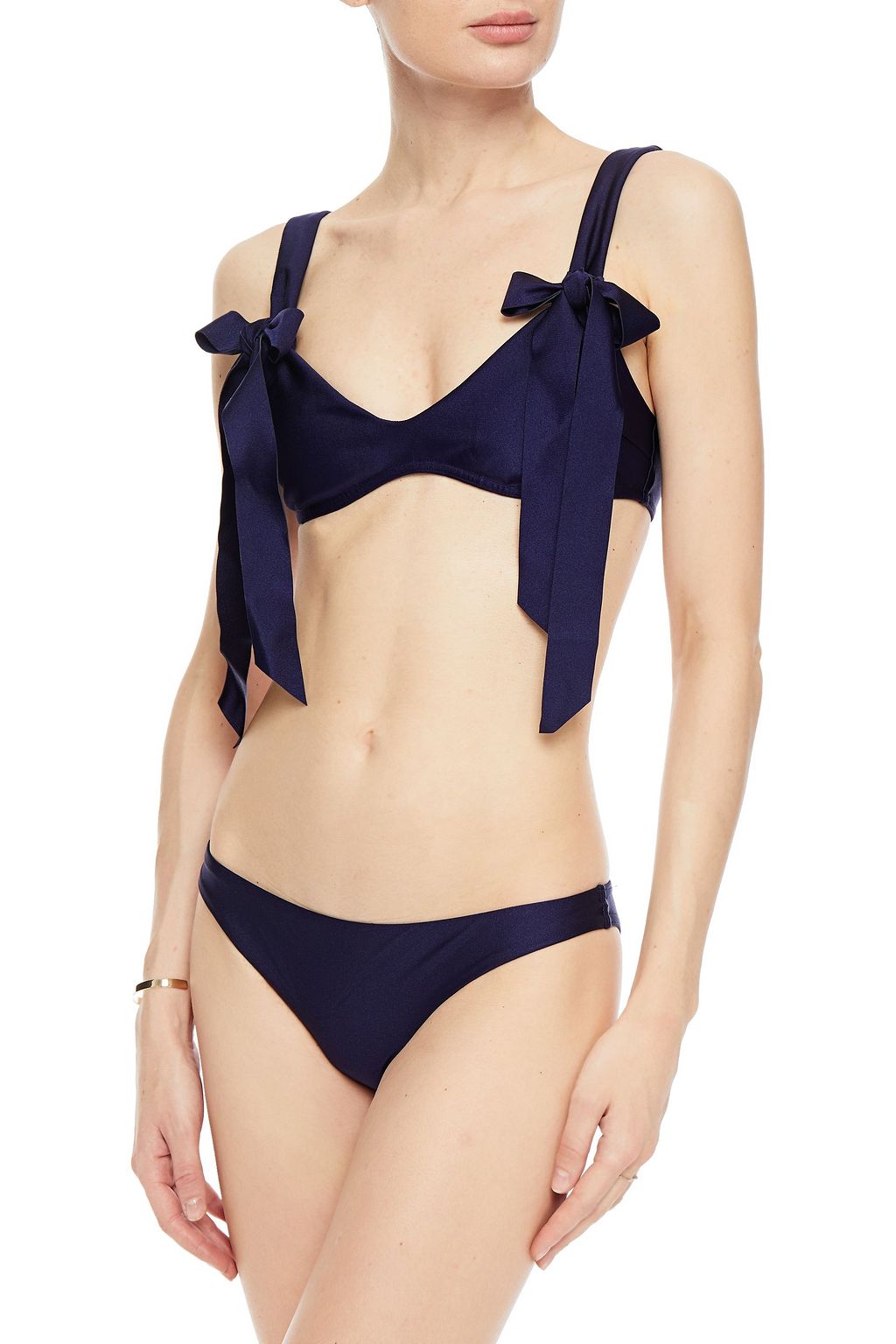 ZIMMERMANN Verity Scoop Tie bow-detailed bikini