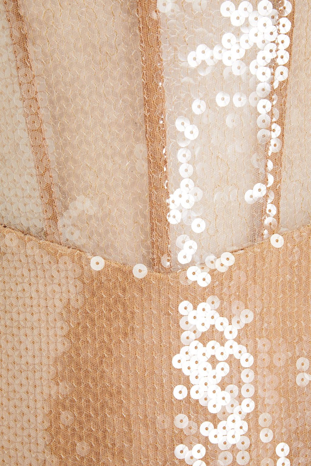 DAVID KOMA Sequined tulle mini dress