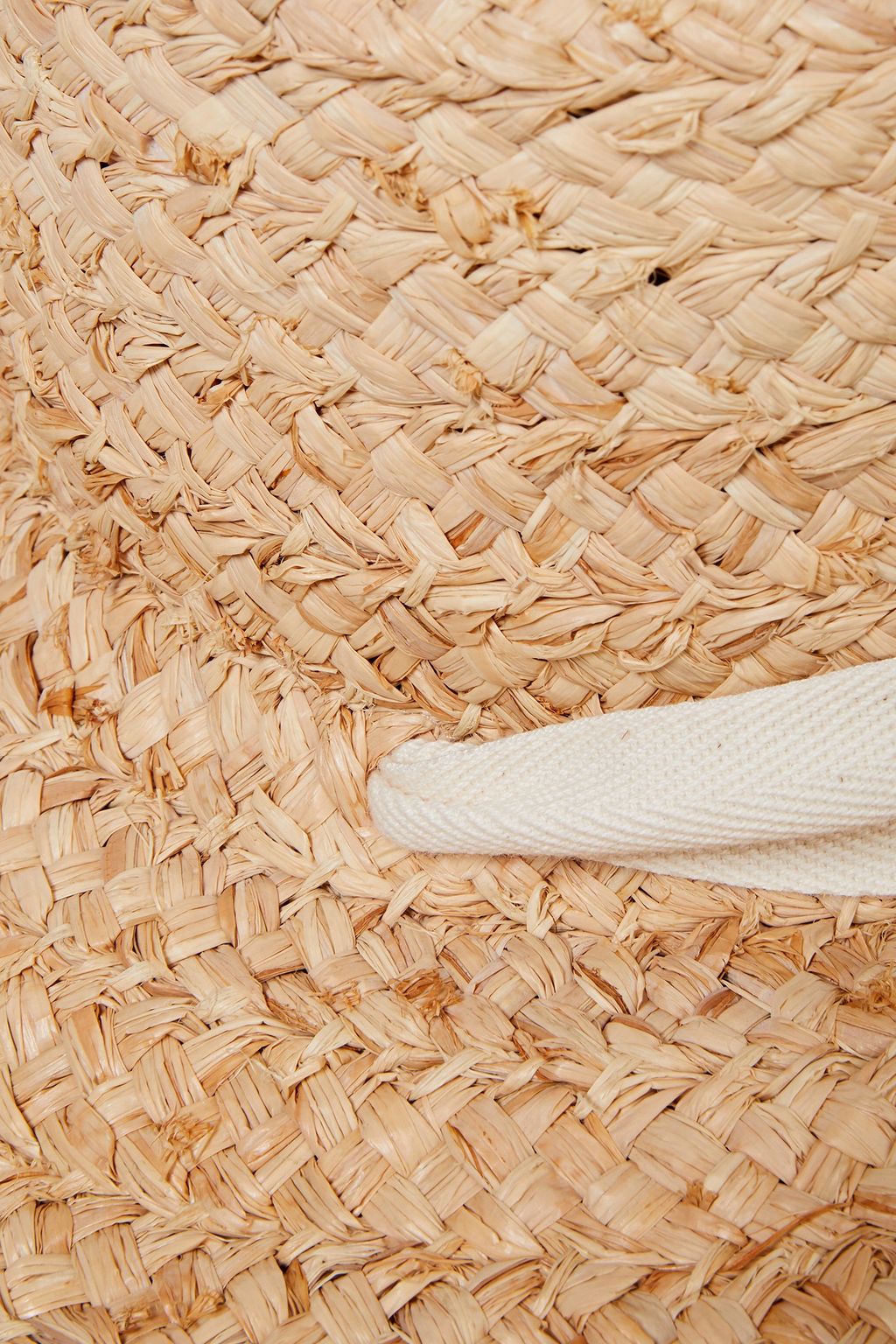 ZIMMERMANN + Hatmaker grosgrain-trimmed straw sunhat