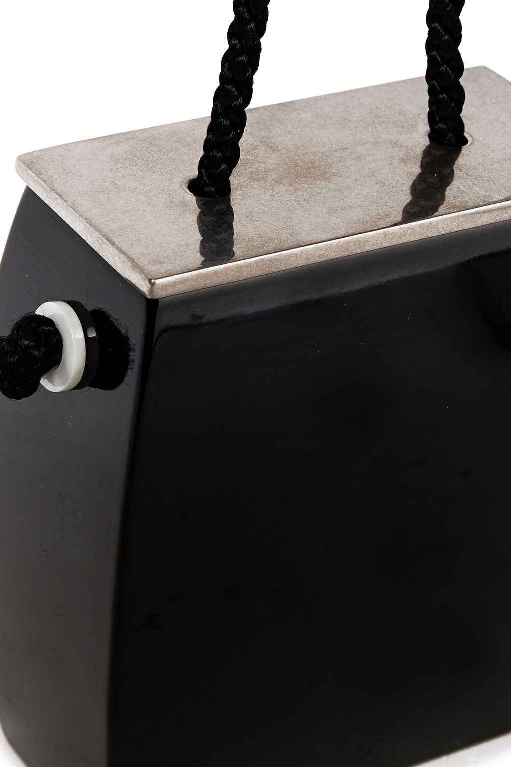 THE ROW Tasseled resin box clutch