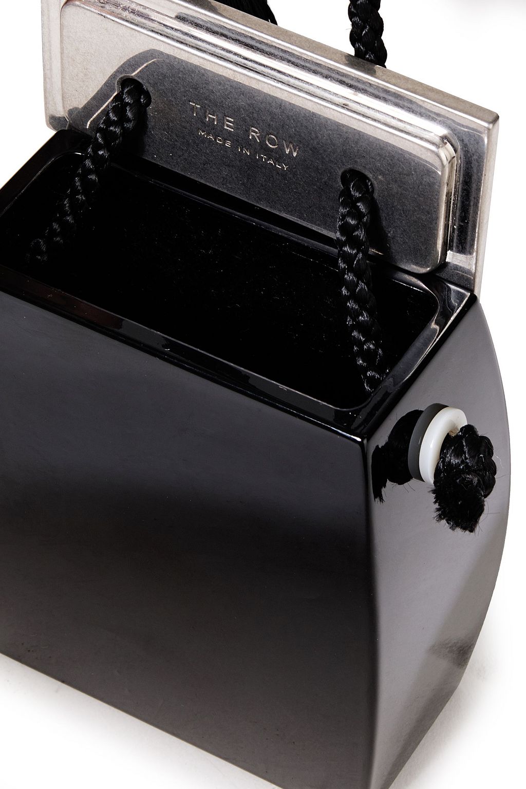 THE ROW Tasseled resin box clutch
