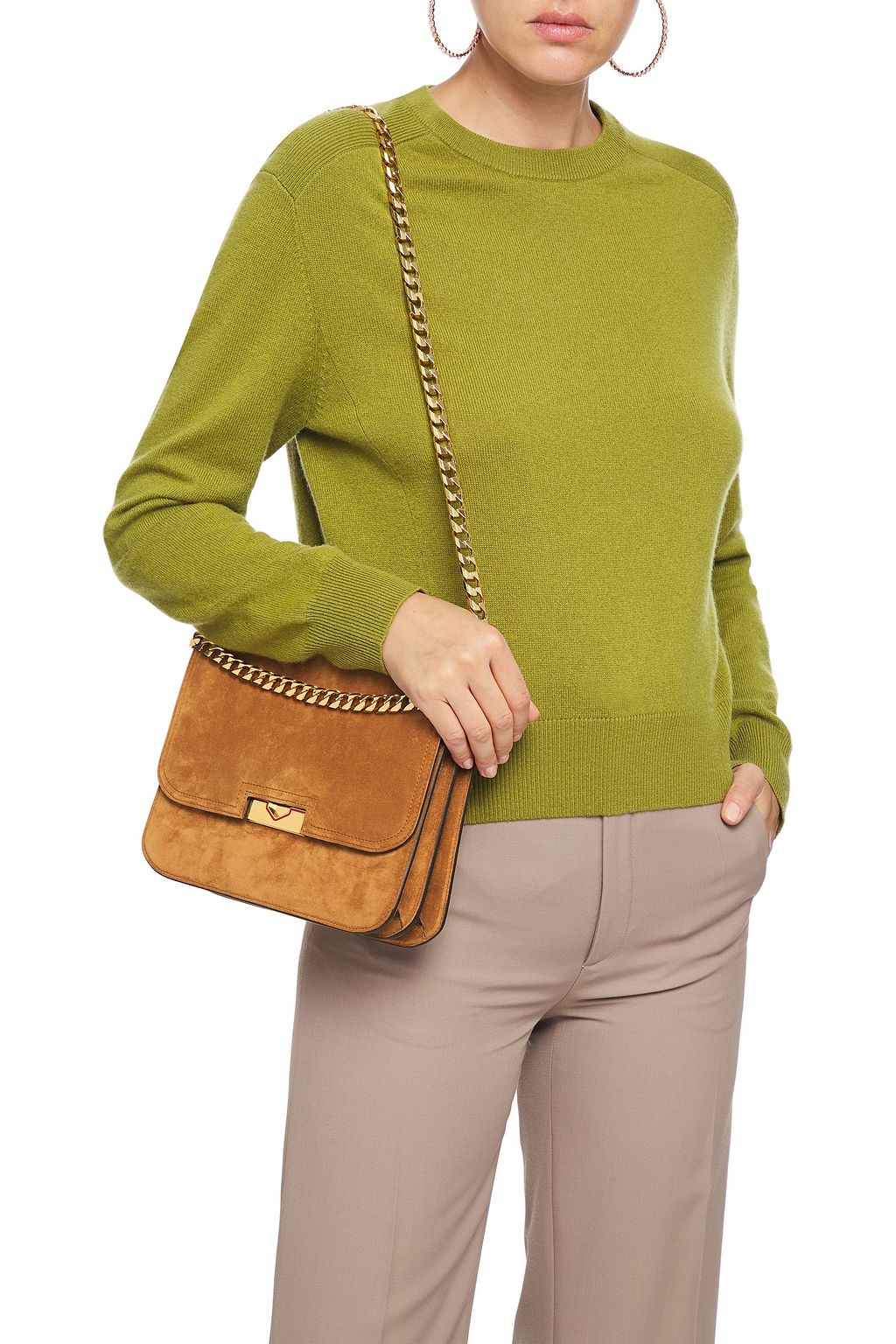 VICTORIA BECKHAM Suede shoulder bag